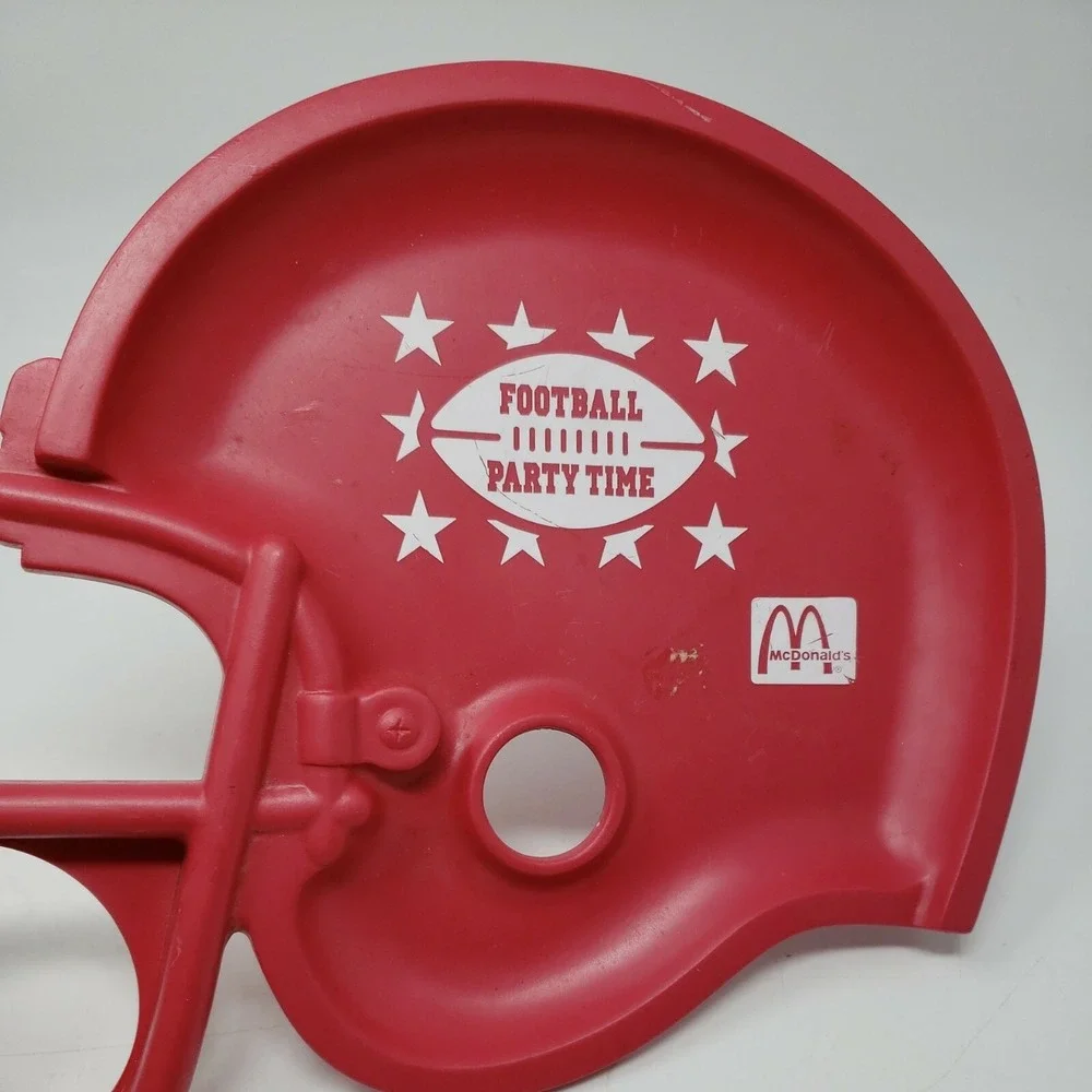 McDonald's Football Helmet Party Time Tray 1992 Vintage Great‎ Condition Taico